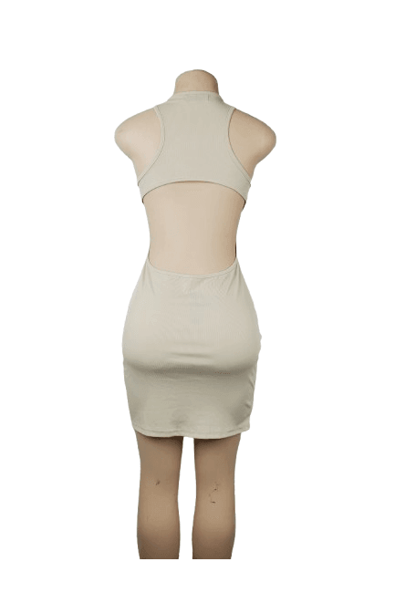 Shein women's cream mini dress size M