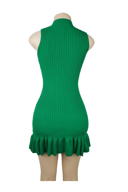 Shein women's green mini dress size S