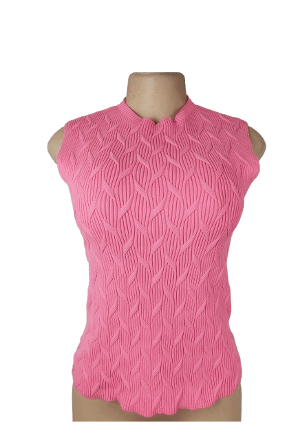 Zara women's pink fitted top size L