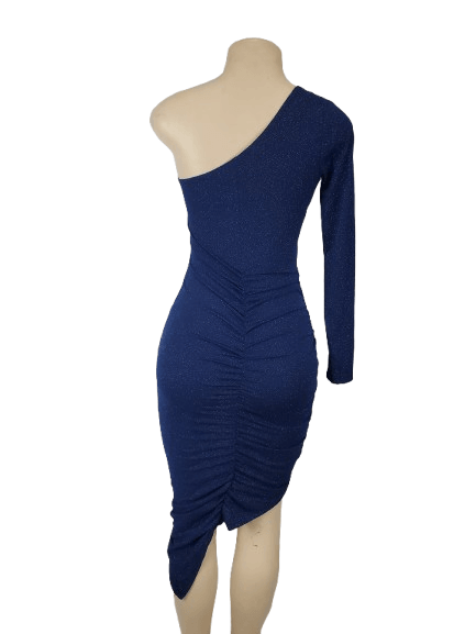 Windsor women's navy fitted dress size S