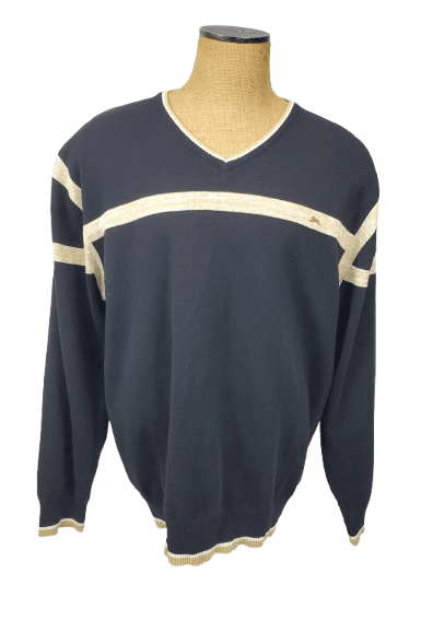 A. Tiziana men's black and tan sweater size 4XL