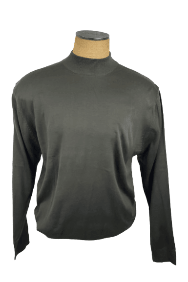 Bagazio men's brown, black, or olive mock sweater size XL