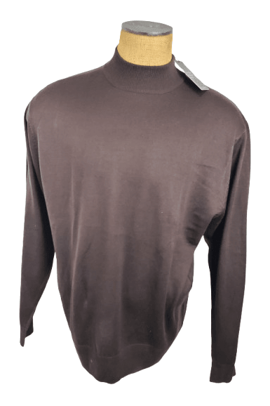 Bagazio men's brown, black, or olive mock sweater size XL