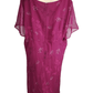 Venezia women's purple floral dress size 28