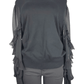 Calligraphie women's black sweater size XL - Solé Resale Boutique thrift