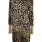 Loft women's leopard sweater dress size L - Solé Resale Boutique thrift