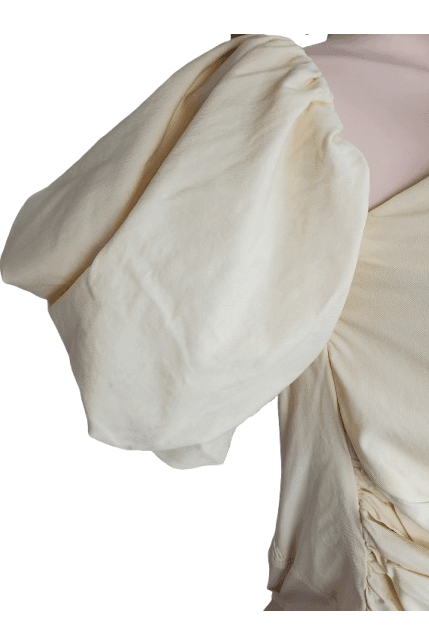 Fashion Nova women's ivory bodysuit size 1X - Solé Resale Boutique thrift