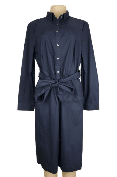 J. Crew women's navy shirt dress size 16