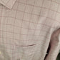 Pronto Uomo men's pink plaid shirt size 20 34/35