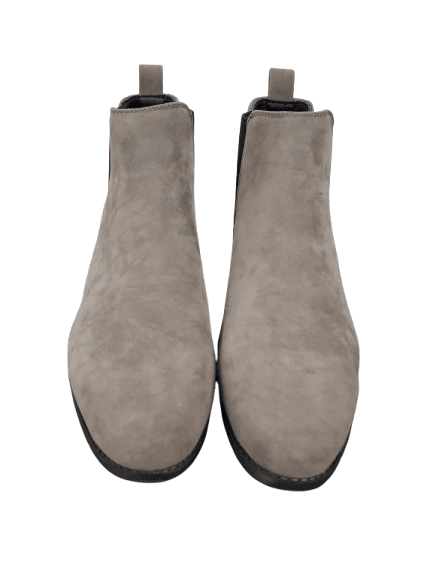 ASOS Design chelsea faux suede grey men boots size 9 - Solé Resale Boutique thrift