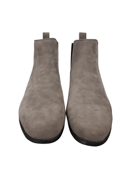 ASOS Design chelsea faux suede grey men boots size 9 - Solé Resale Boutique thrift