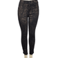 Express women's animal print bronze and black pants size 6R - Solé Resale Boutique thrift