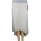 Zac & Rachel women's high low bright white skirt size M - Solé Resale Boutique thrift