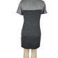 Notations women's two tone gray turtleneck dress size M - Solé Resale Boutique thrift