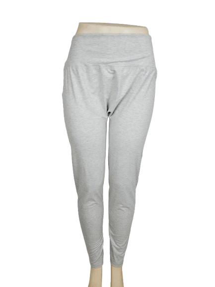 Pretty Little Thing women's ash grey leggings size 10 - Solé Resale Boutique thrift