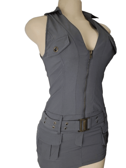 Shein Icon women's gray romper size XS - Solé Resale Boutique thrift