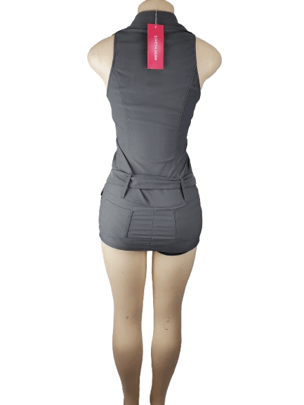 Shein Icon women's gray romper size XS - Solé Resale Boutique thrift