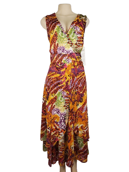 Ashro women's multi color dress size 16W