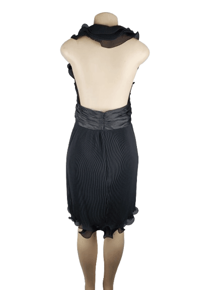 Calvin Klein women's black halter dress size 12 - Solé Resale Boutique thrift