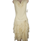 Liz & Co women's 260 champagne dress size 10 - Solé Resale Boutique thrift