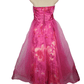 Deb women's pink floral tube gown size 14/15 - Solé Resale Boutique thrift
