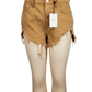 Forever 21 women's brown denim ripped shorts size 27