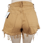 Forever 21 women's brown denim ripped shorts size 27