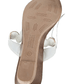 Madeline Shoes women's pear and rhinestone off white sandals size 8.5M - Solé Resale Boutique thrift