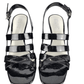 Franco Sarto women's black patent sandals size 9.5M