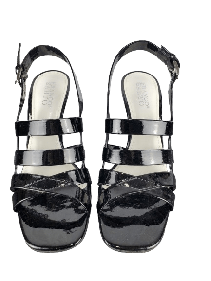 Franco Sarto women's black patent sandals size 9.5M