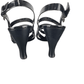 Franco Sarto women's black patent sandals size 9.5M