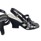 Franco Sarto women's black patent sandals size 9.5M