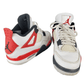 Air Jordan 4 Retro men's Red Cement DH6927-161 sneakers size 10