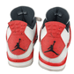 Air Jordan 4 Retro men's Red Cement DH6927-161 sneakers size 10