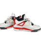 Air Jordan 4 Retro men's Red Cement DH6927-161 sneakers size 10