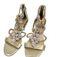 Thalia Sodi women's gold rhinestone sandals size 9M