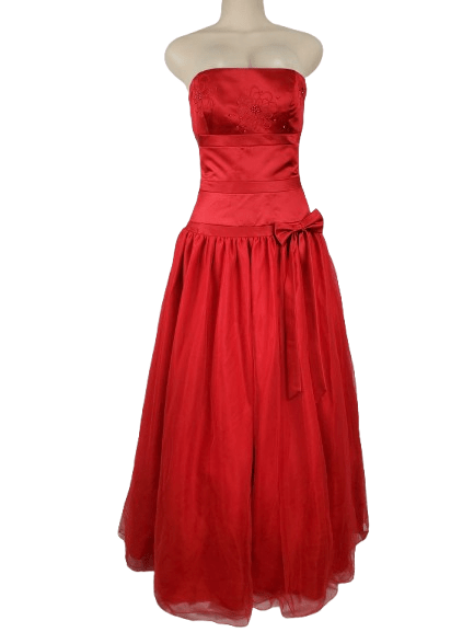 LORALIE vintage women's red gown size 6