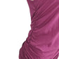 Purple tank top on a mannequin against a white background