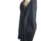 Black sleeveless top on a mannequin against a white background