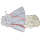 Carter's girls infant blue and white 2 piece dress size 24M