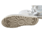 UGG women's white and glitter silver size 7