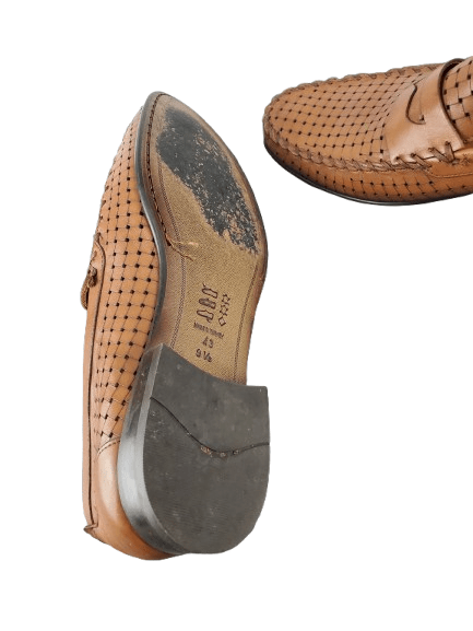 Sarar men's brown penny loafers size 9.5