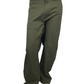 Green pants on a white background