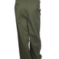 Green pants on a white background