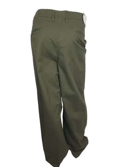 Green pants on a white background