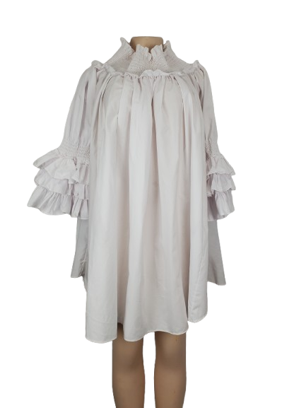 Step in Style women's white shirt dress size L