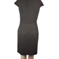 brown dress on a mannequin against a white background