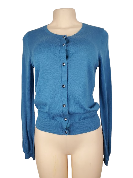 Ann Taylor women's teal blue sweater size S