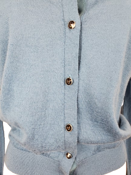 Ann Taylor women's teal blue sweater size S