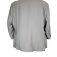 Gray jacket on a mannequin against a white background